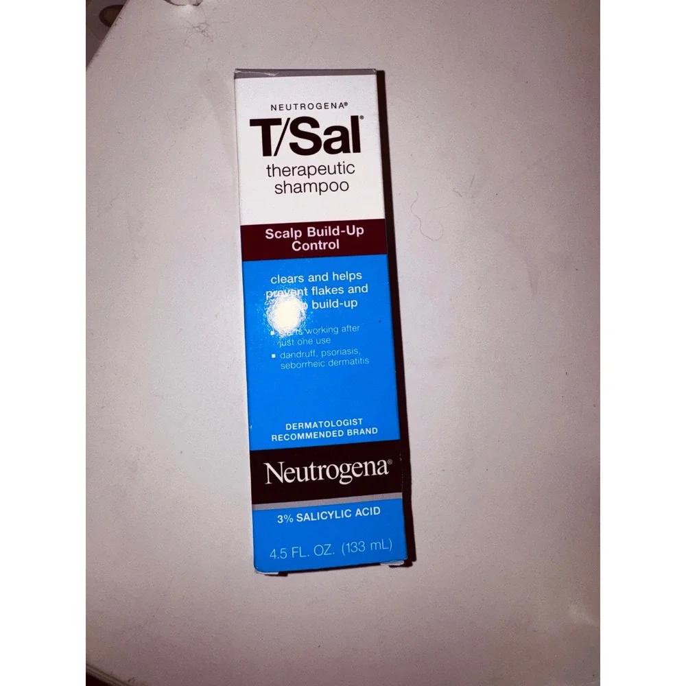 Neutrogena T/Sal Therapeutic Shampoo 3% Salicylic Acid Scalp Build-Up 4.5oz New